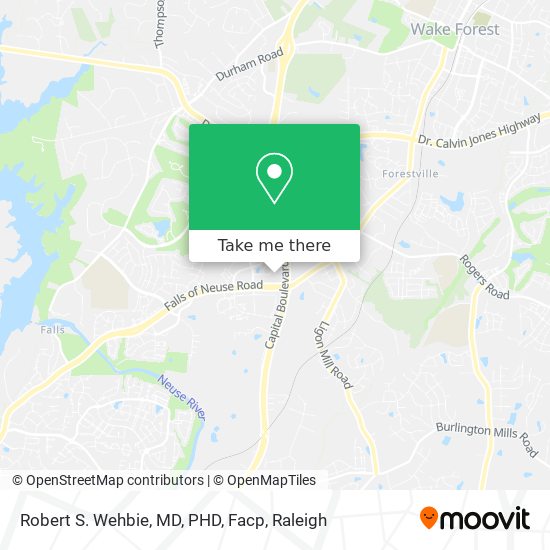 Mapa de Robert S. Wehbie, MD, PHD, Facp