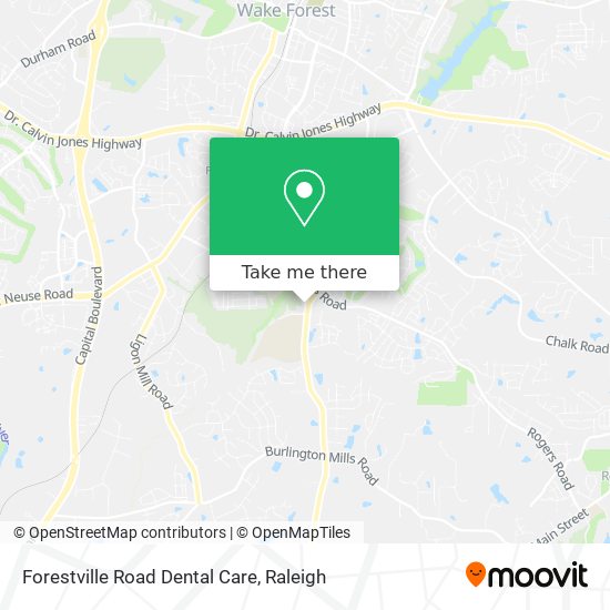 Mapa de Forestville Road Dental Care