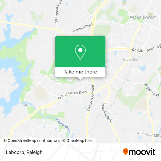 Labcorp map