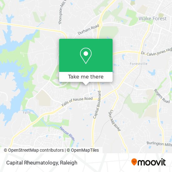 Capital Rheumatology map