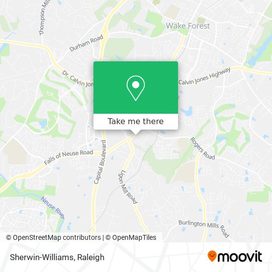 Mapa de Sherwin-Williams