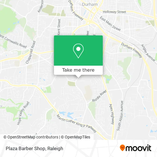 Plaza Barber Shop map