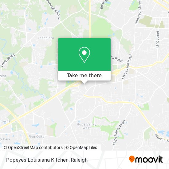 Mapa de Popeyes Louisiana Kitchen