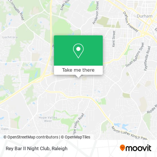 Mapa de Rey Bar II Night Club