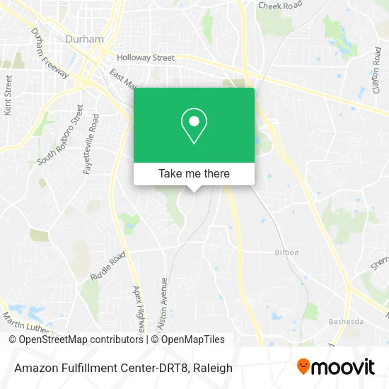 Mapa de Amazon Fulfillment Center-DRT8