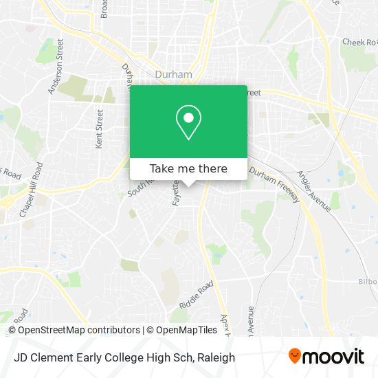 Mapa de JD Clement Early College High Sch