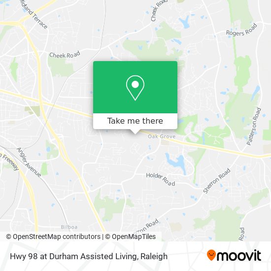 Mapa de Hwy 98 at Durham Assisted Living