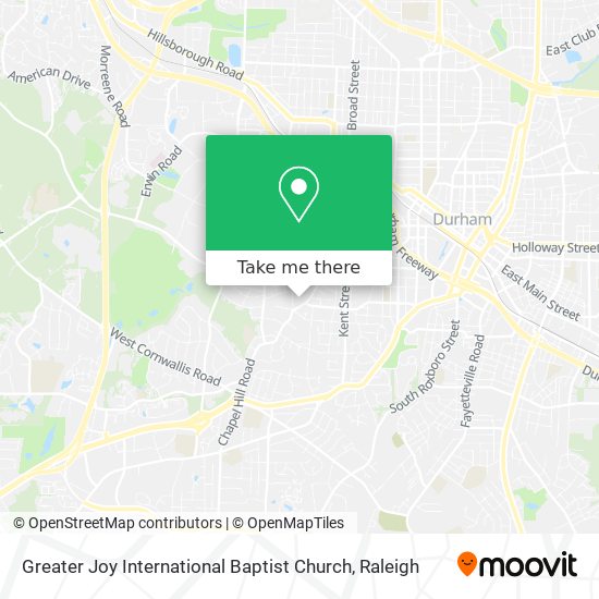 Greater Joy International Baptist Church map