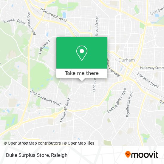 Duke Surplus Store map