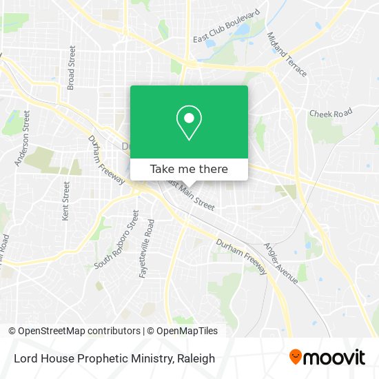 Mapa de Lord House Prophetic Ministry