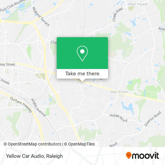 Mapa de Yellow Car Audio