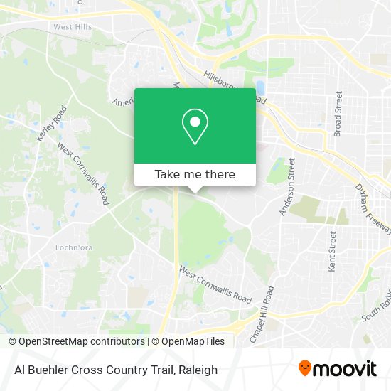 Mapa de Al Buehler Cross Country Trail