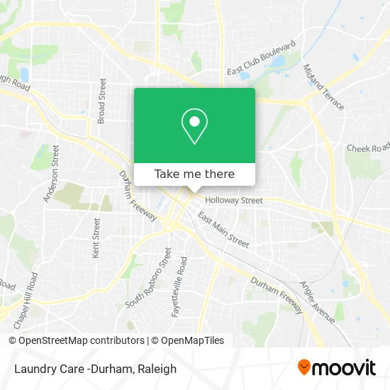 Laundry Care -Durham map