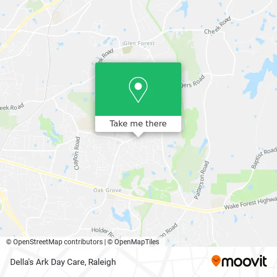Della's Ark Day Care map