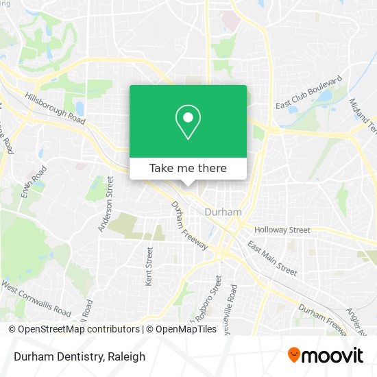 Durham Dentistry map