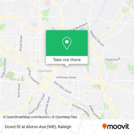 Mapa de Dowd St at Alston Ave (WB)