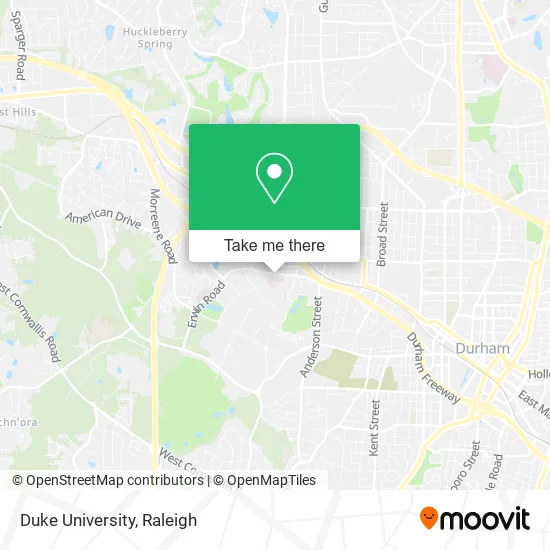 Duke University map