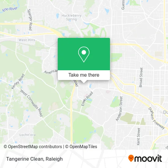 Tangerine Clean map