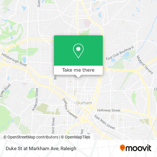 Mapa de Duke St at Markham Ave