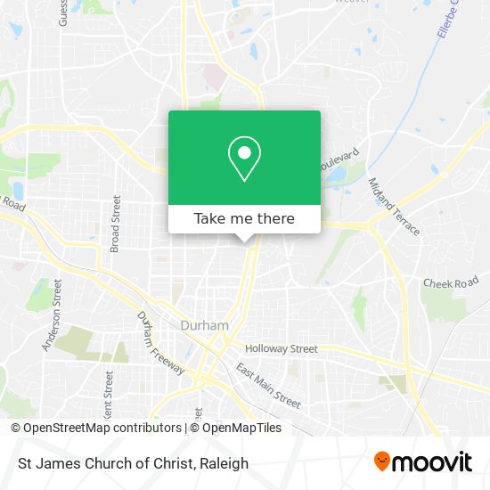 St James Church of Christ map