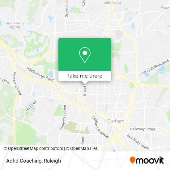 Adhd Coaching map