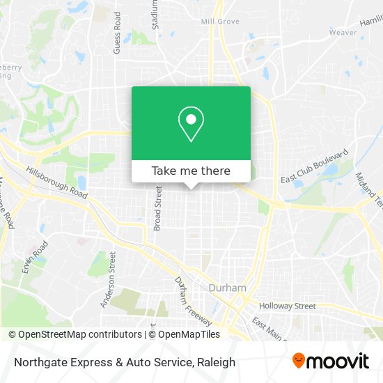 Mapa de Northgate Express & Auto Service