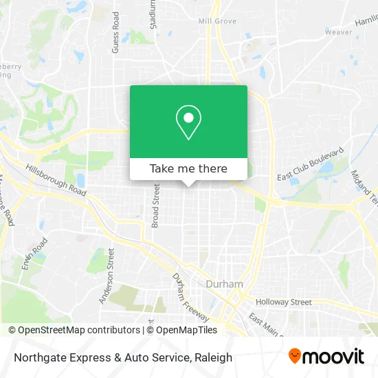 Northgate Express & Auto Service map