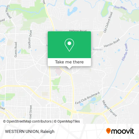 WESTERN UNION map