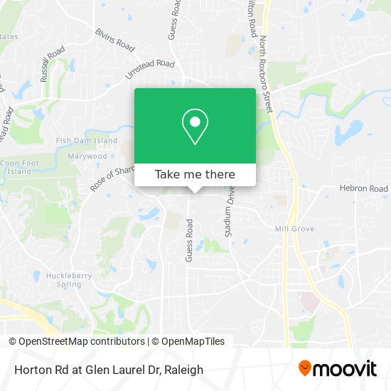 Mapa de Horton Rd at Glen Laurel Dr