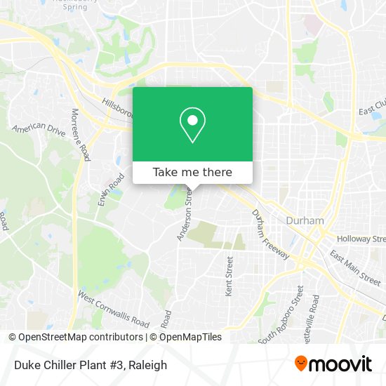 Duke Chiller Plant #3 map