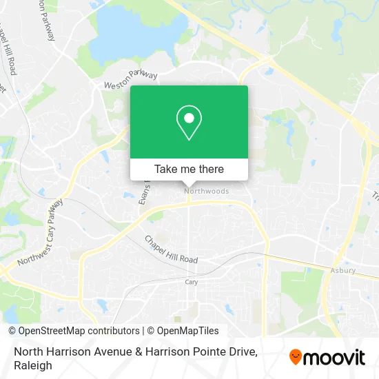 North Harrison Avenue & Harrison Pointe Drive map