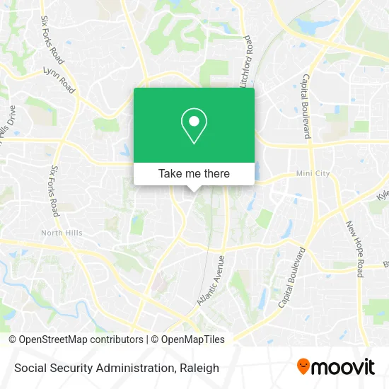 Social Security Administration map