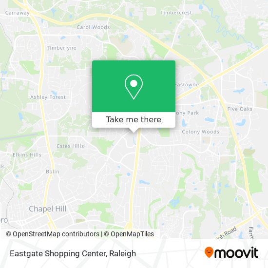 Mapa de Eastgate Shopping Center