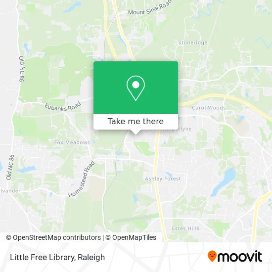 Little Free Library map