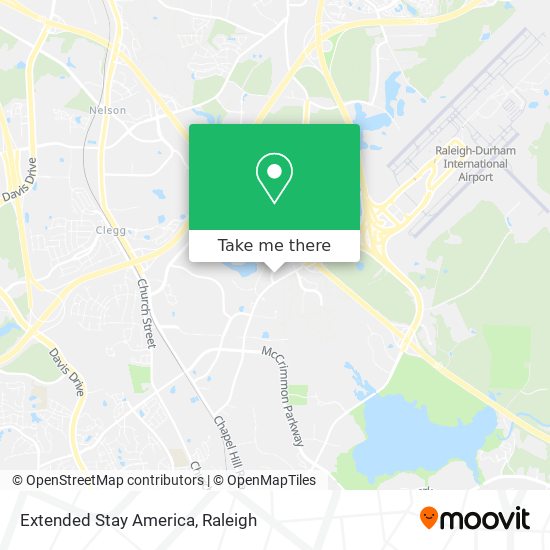 Extended Stay America map