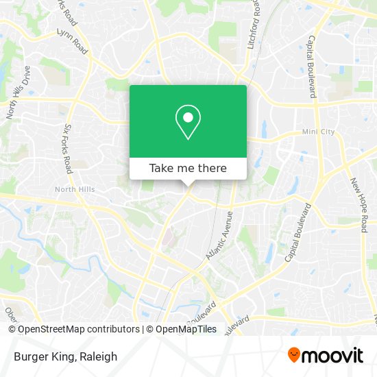 Burger King map