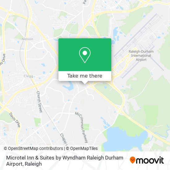 Microtel Inn & Suites by Wyndham Raleigh Durham Airport map
