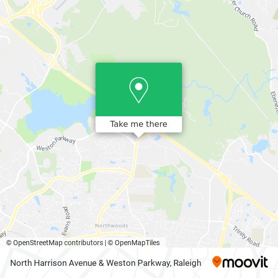 Mapa de North Harrison Avenue & Weston Parkway