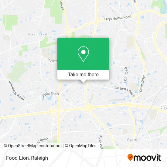 Food Lion map