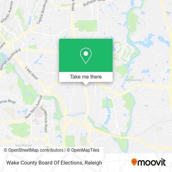 Wake County Board Of Elections map