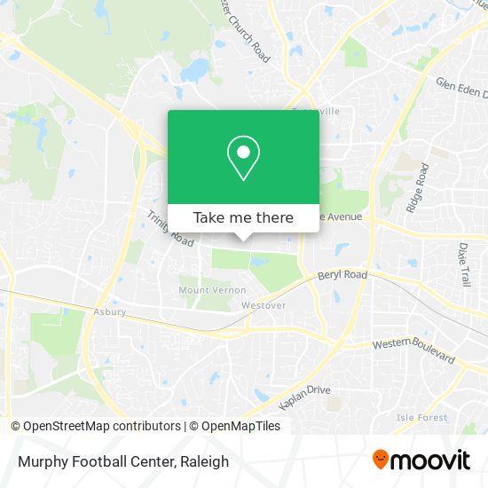 Murphy Football Center map