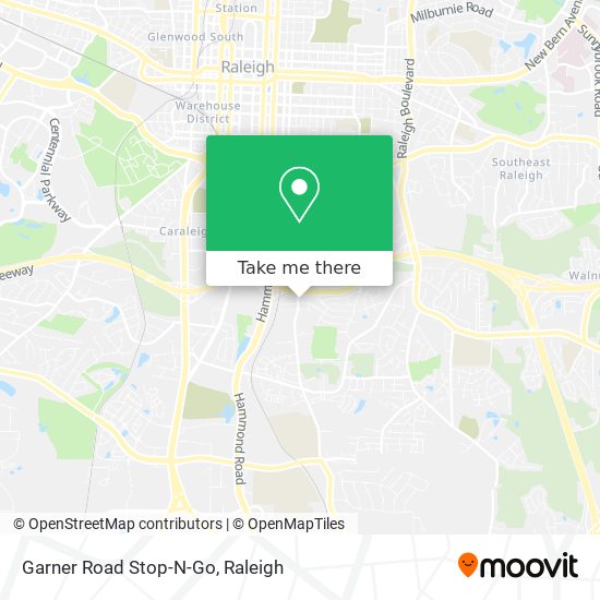 Mapa de Garner Road Stop-N-Go