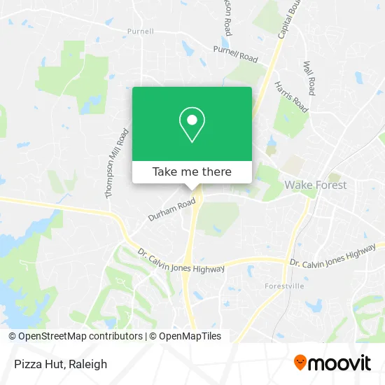 Pizza Hut map