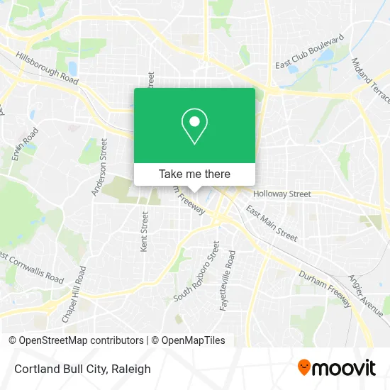 Cortland Bull City map