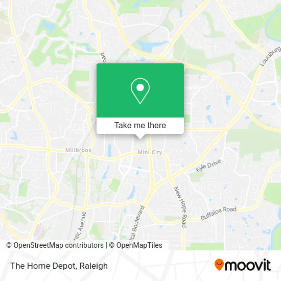 The Home Depot map