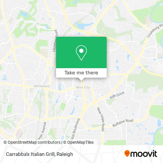 Mapa de Carrabba's Italian Grill