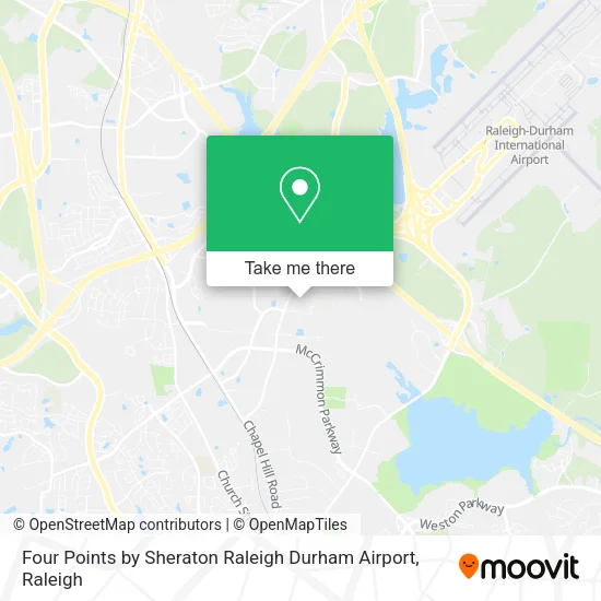 Mapa de Four Points by Sheraton Raleigh Durham Airport