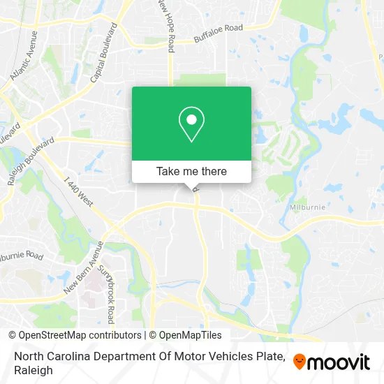 North Carolina Department Of Motor Vehicles Plate map