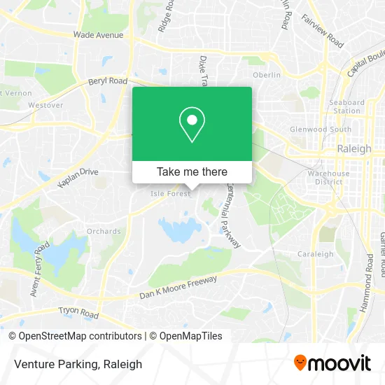 Venture Parking map