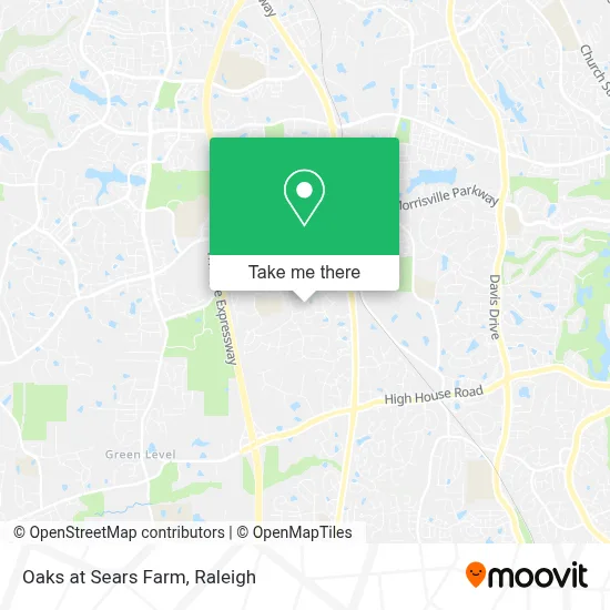 Oaks at Sears Farm map